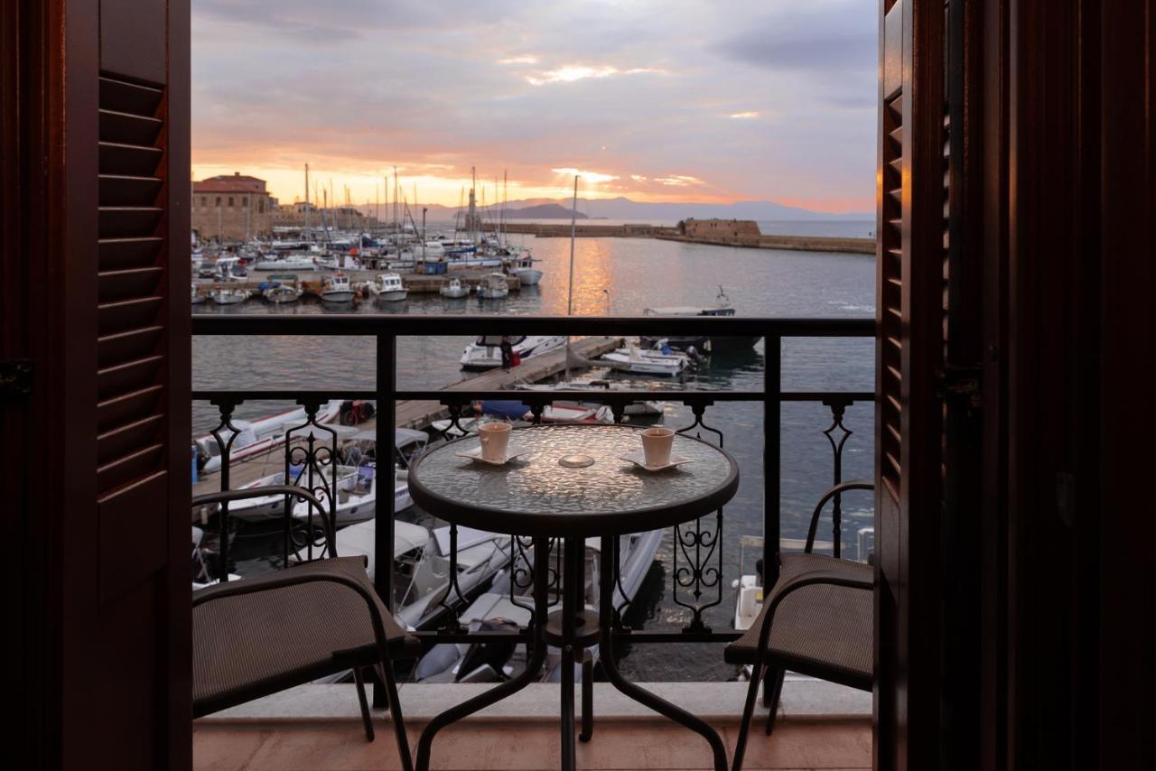 Destino Home Overlooking The Venetian Port Of Chania Hriszí Aktí Haniá Kültér fotó